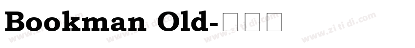 Bookman Old字体转换